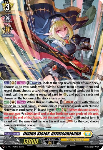 Divine Sister, Arrozconleche (Foil) (D-PR/776EN) [D Promo Cards] | Total Play