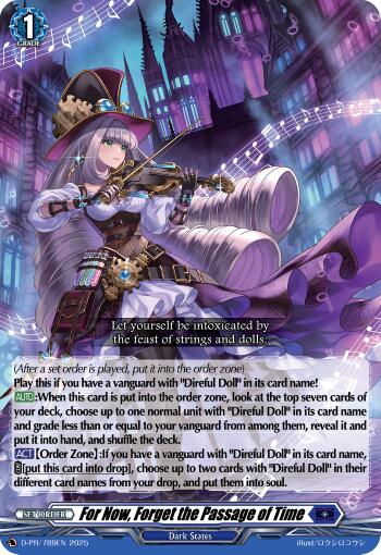 For Now, Forget the Passage of Time (D-PR/789EN) [D Promo Cards] | Total Play