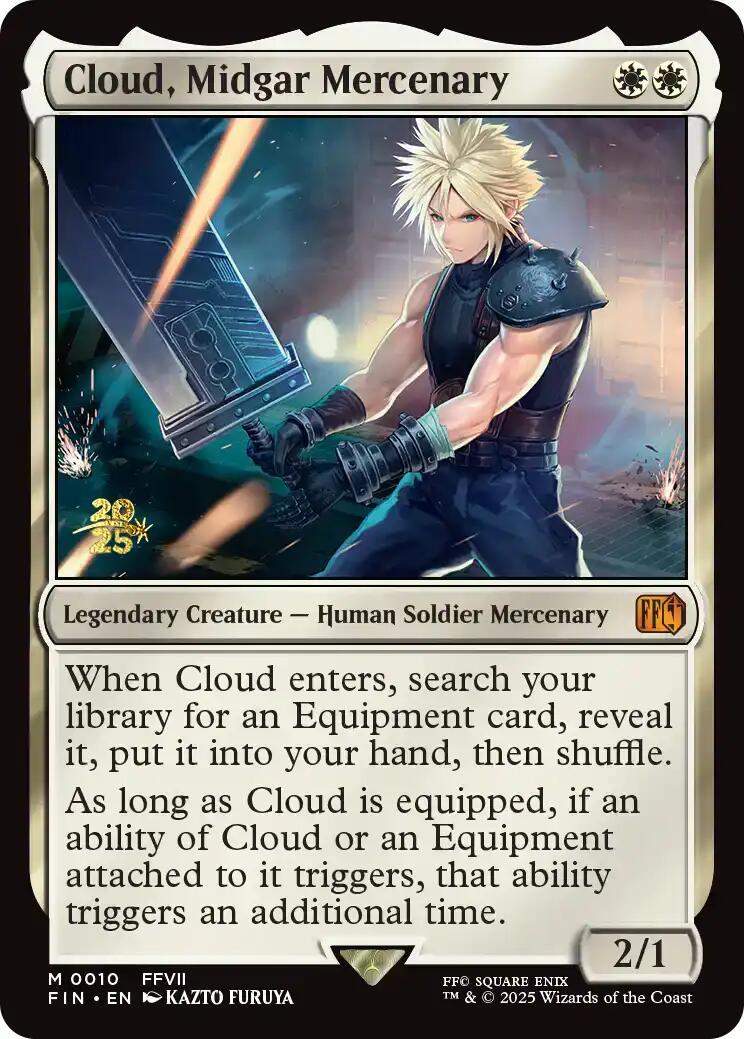 Cloud, Midgar Mercenary [FINAL FANTASY Prerelease Promo] | Total Play