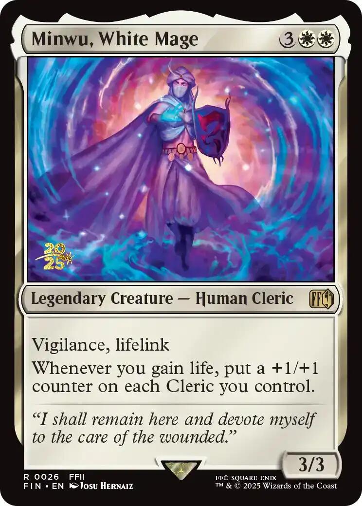 Minwu, White Mage [FINAL FANTASY Prerelease Promo] | Total Play