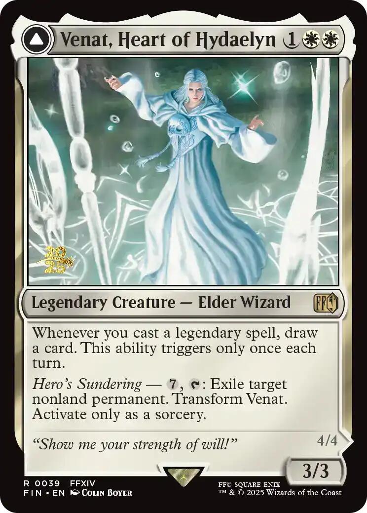 Venat, Heart of Hydaelyn // Hydaelyn, the Mothercrystal [FINAL FANTASY Prerelease Promo] | Total Play