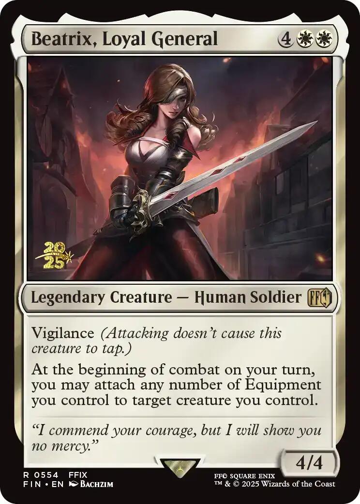 Beatrix, Loyal General [FINAL FANTASY Prerelease Promo] | Total Play