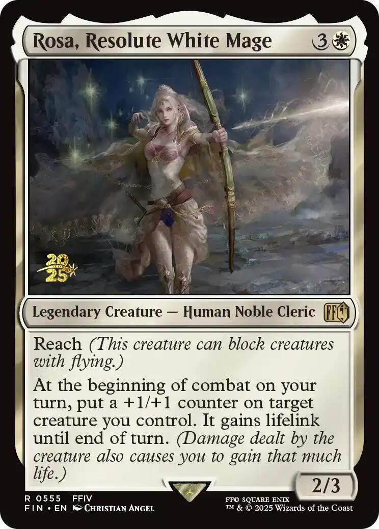 Rosa, Resolute White Mage [FINAL FANTASY Prerelease Promo] | Total Play