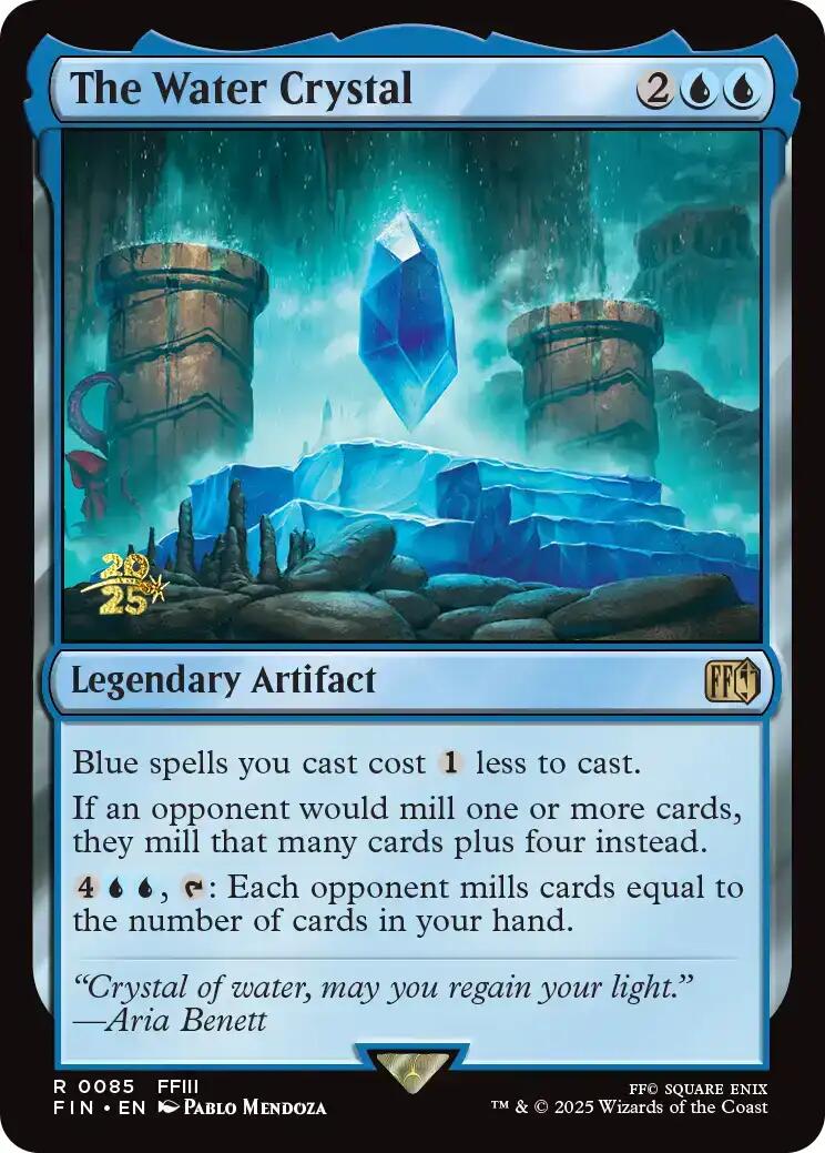 The Water Crystal [FINAL FANTASY Prerelease Promo] | Total Play