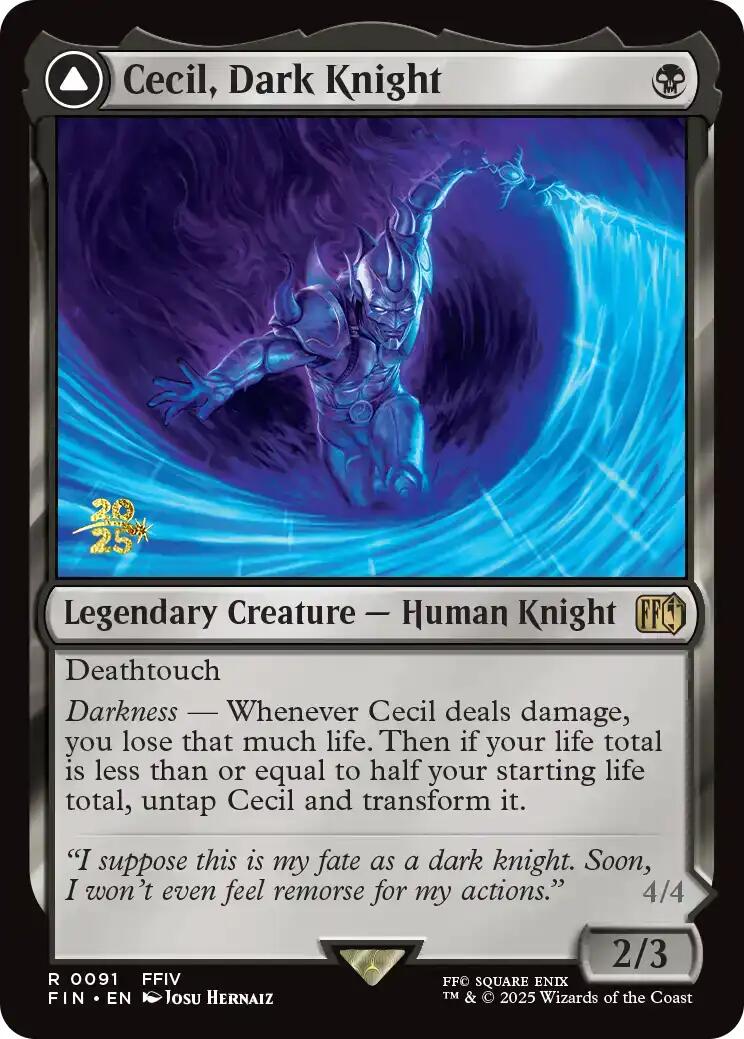 Cecil, Dark Knight [FINAL FANTASY Prerelease Promo] | Total Play