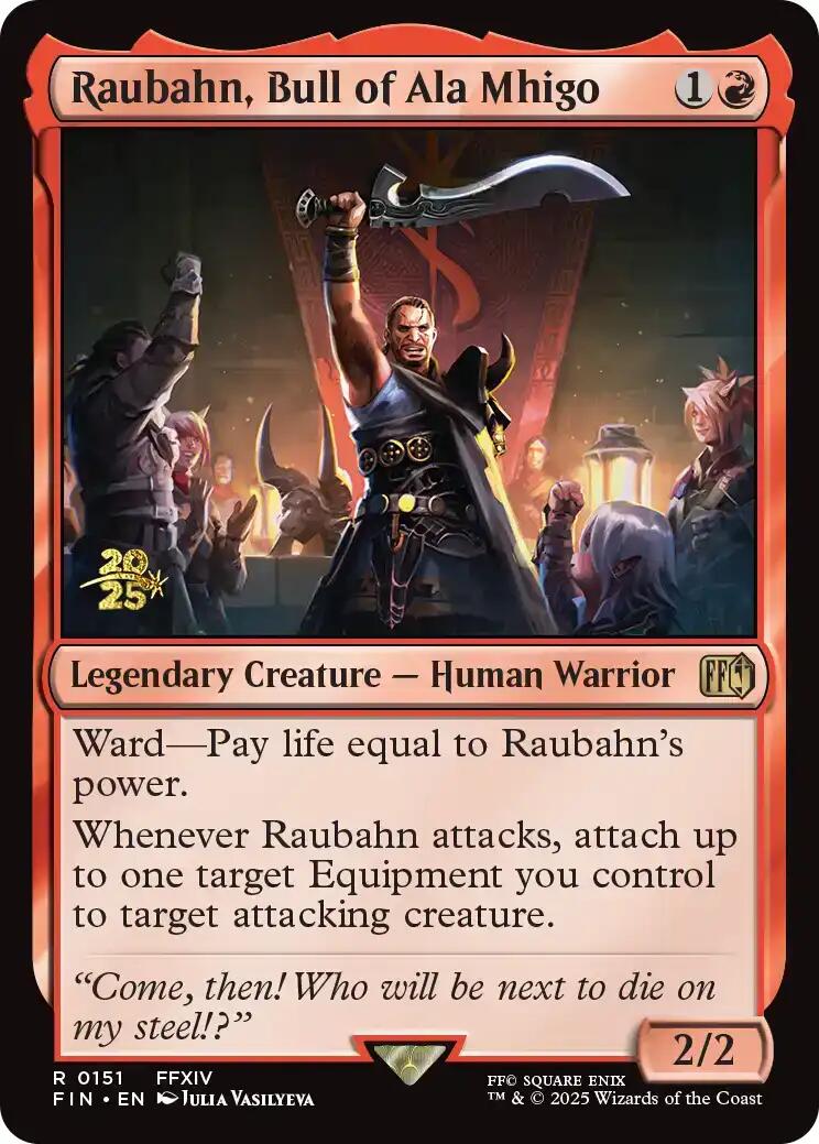Raubahn, Bull of Ala Mhigo [FINAL FANTASY Prerelease Promo] | Total Play