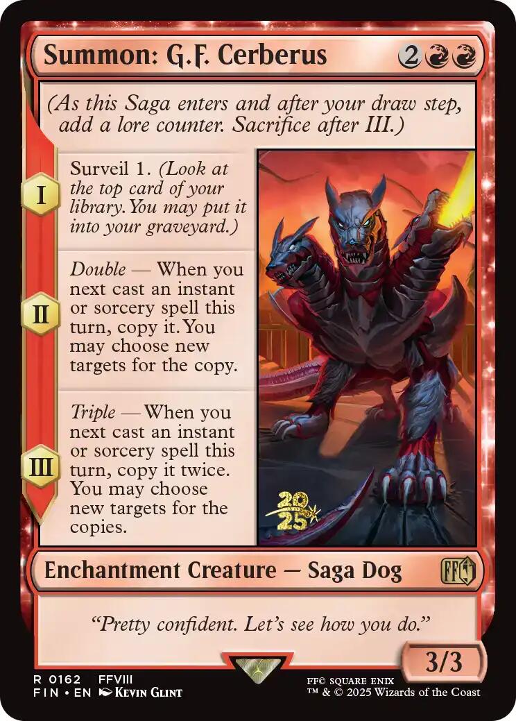 Summon: G.F. Cerberus [FINAL FANTASY Prerelease Promo] | Total Play
