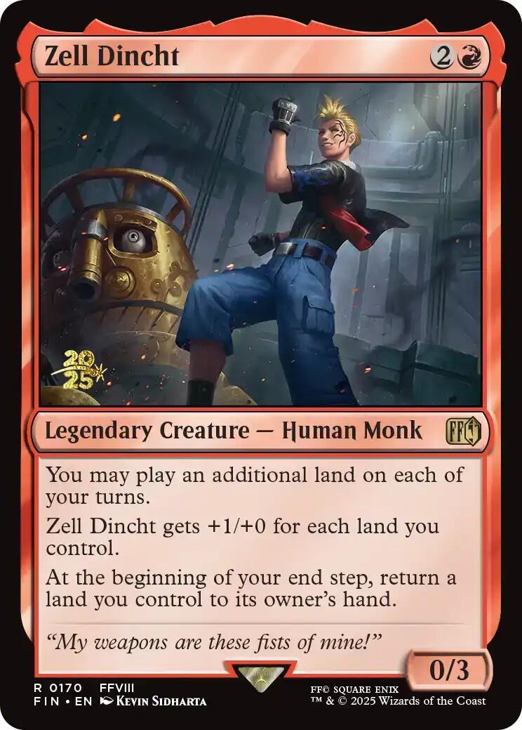 Zell Dincht [FINAL FANTASY Prerelease Promo] | Total Play