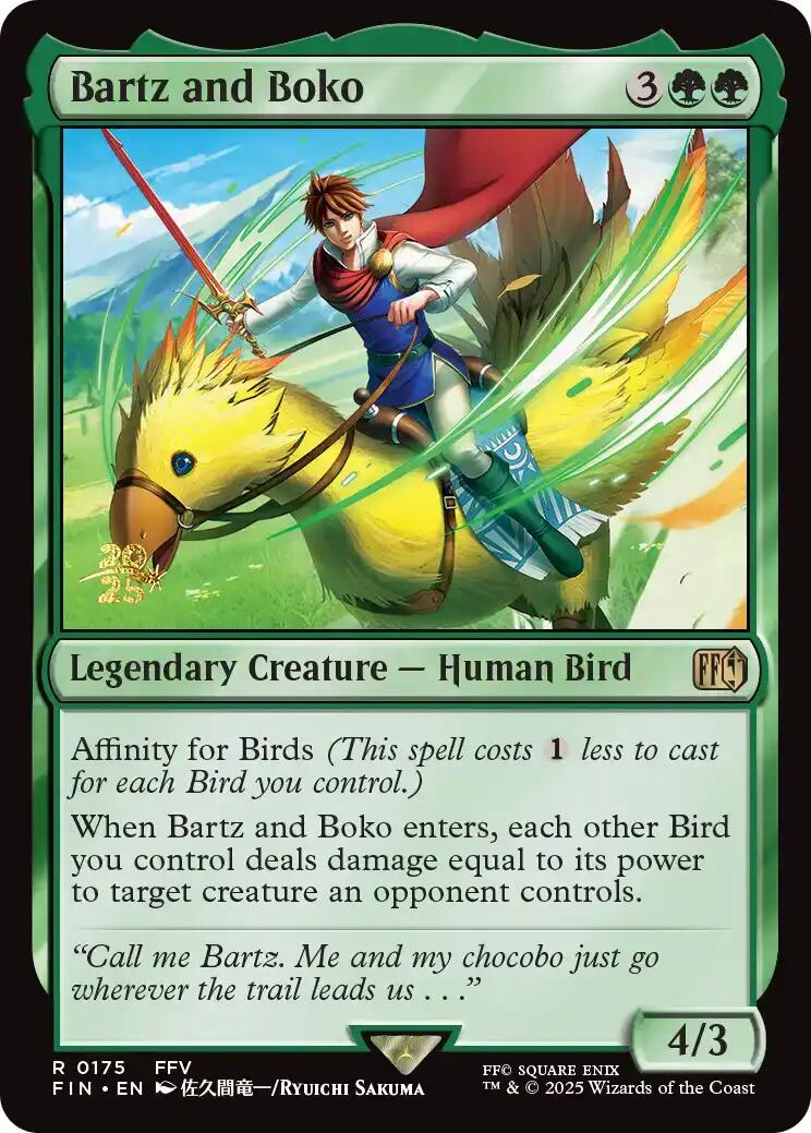 Bartz and Boko [FINAL FANTASY Prerelease Promo] | Total Play