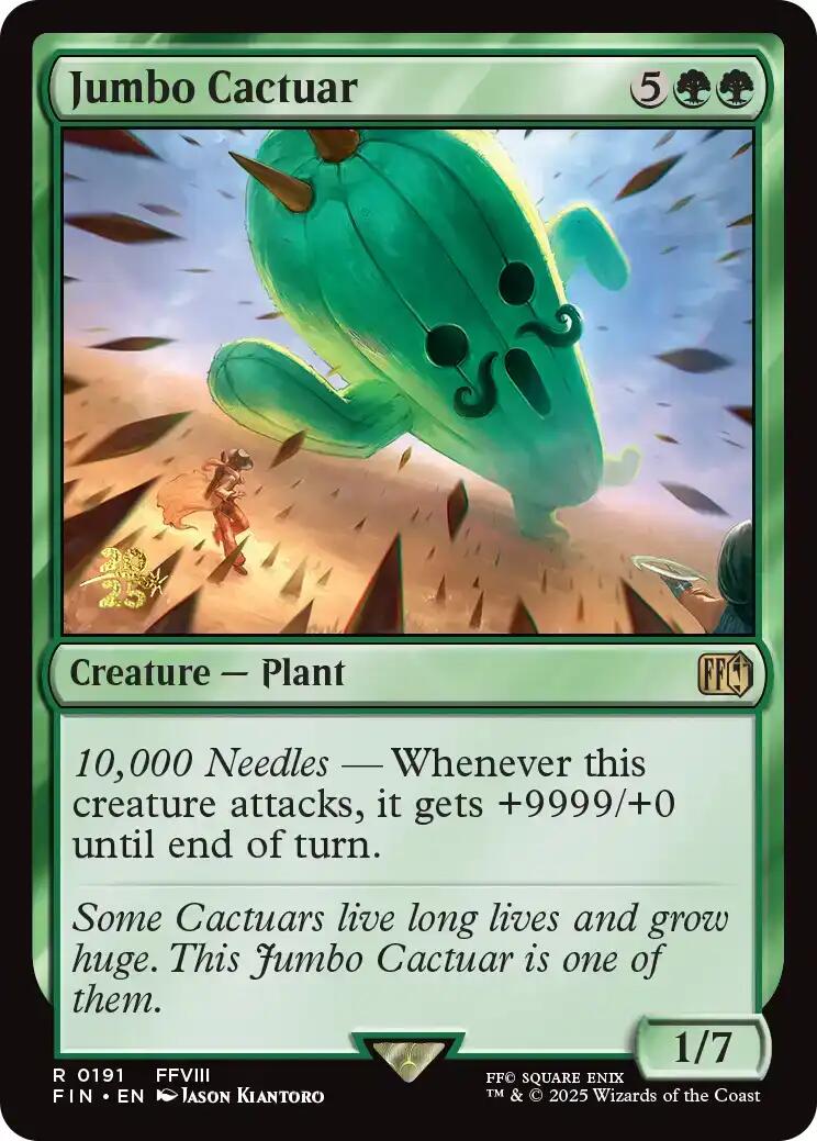 Jumbo Cactuar [FINAL FANTASY Prerelease Promo] | Total Play