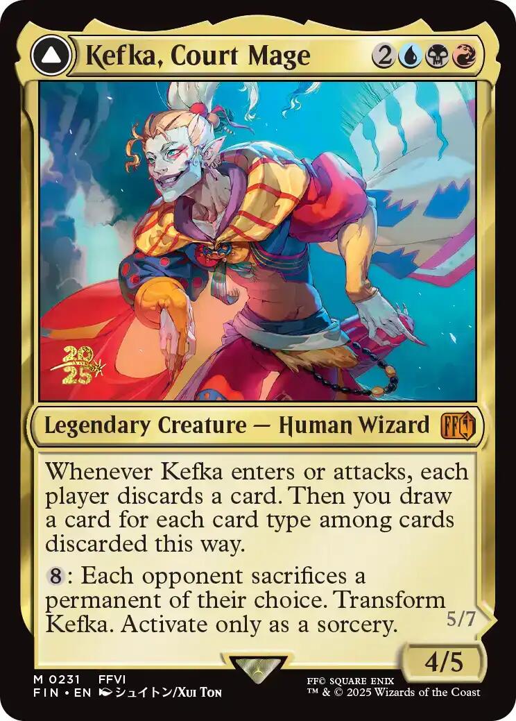 Kefka, Court Mage // Kefka, Ruler of Ruin [FINAL FANTASY Prerelease Promo] | Total Play