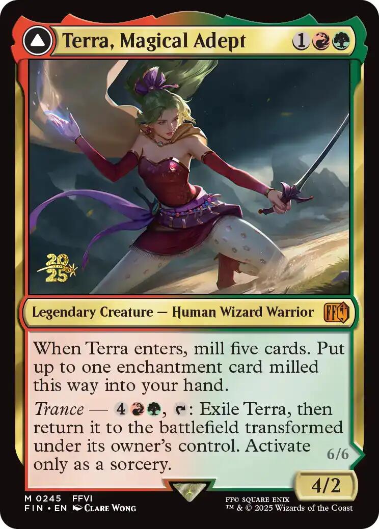 Terra, Magical Adept // Esper Terra [FINAL FANTASY Prerelease Promo] | Total Play