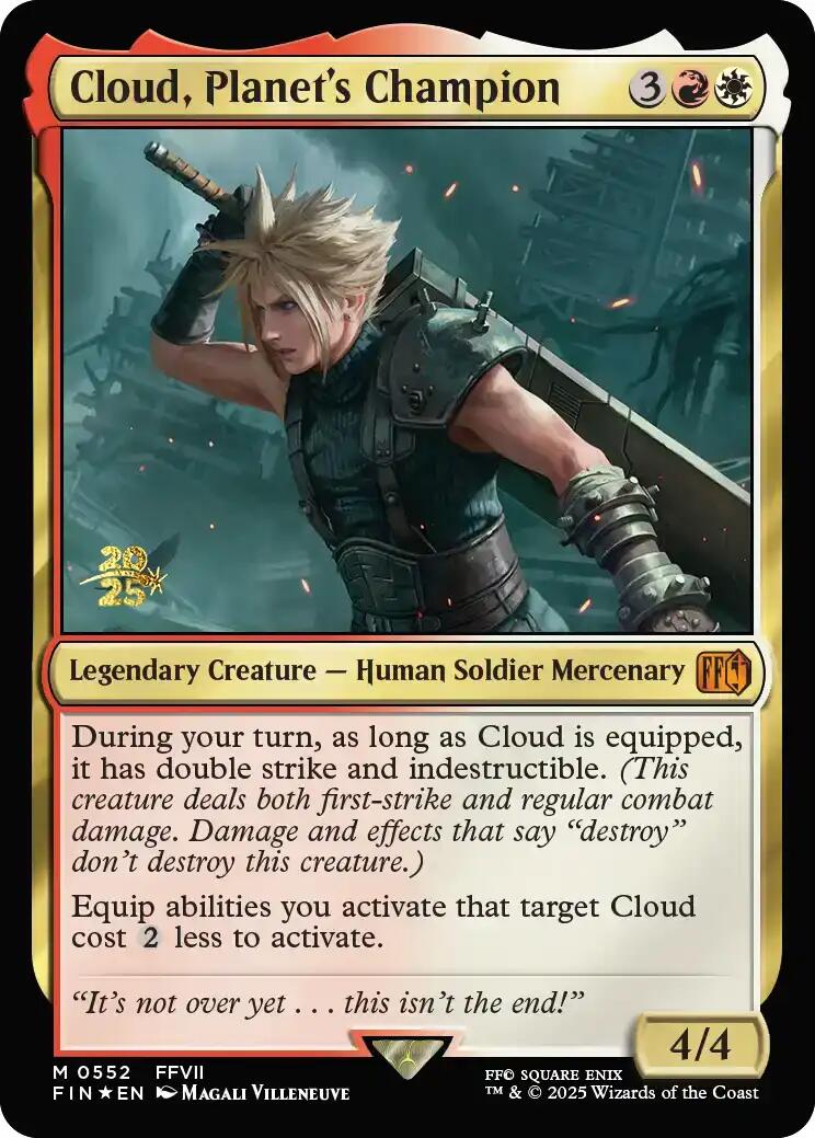 Cloud, Planet's Champion [FINAL FANTASY Prerelease Promo] | Total Play