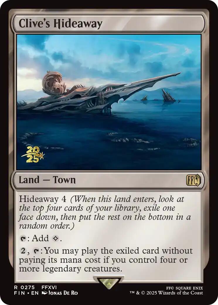 Clive's Hideaway [FINAL FANTASY Prerelease Promo] | Total Play