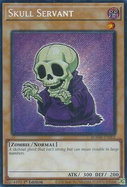 Skull Servant [BLMM-EN002] Secret Rare | Total Play