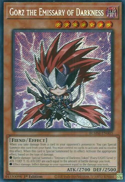 Gorz the Emissary of Darkness [BLMM-EN005] Secret Rare | Total Play
