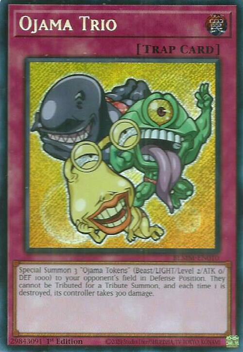 Ojama Trio [BLMM-EN010] Secret Rare | Total Play