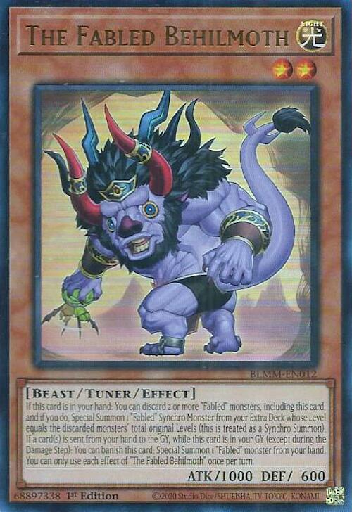 The Fabled Behilmoth [BLMM-EN012] Ultra Rare | Total Play