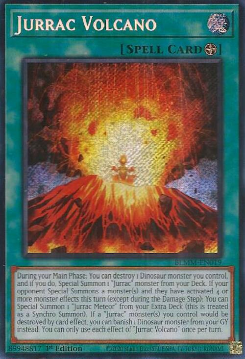 Jurrac Volcano [BLMM-EN019] Secret Rare | Total Play