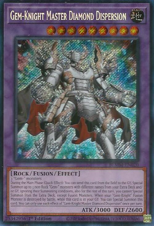Gem-Knight Master Diamond Dispersion [BLMM-EN020] Secret Rare | Total Play