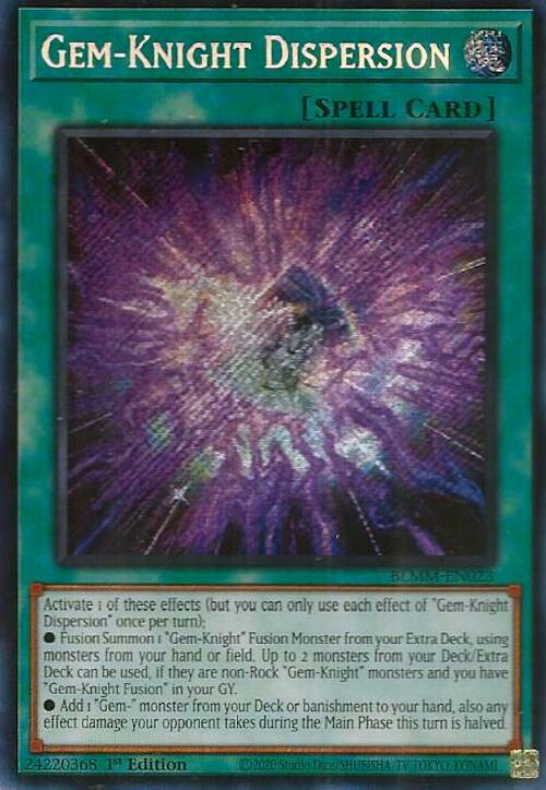 Gem-Knight Dispersion [BLMM-EN023] Secret Rare | Total Play