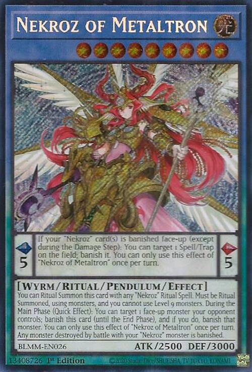 Nekroz of Metaltron [BLMM-EN026] Secret Rare | Total Play