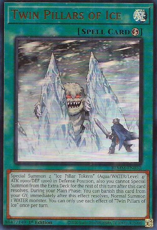 Twin Pillars of Ice [BLMM-EN032] Ultra Rare | Total Play