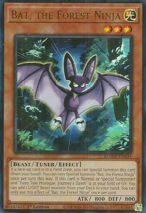 Bat, the Forest Ninja [BLMM-EN034] Ultra Rare | Total Play