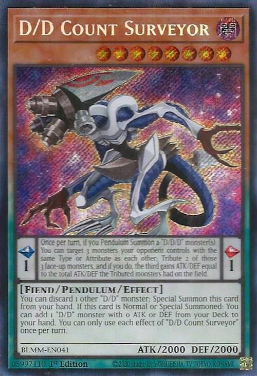 D/D Count Surveyor [BLMM-EN041] Secret Rare | Total Play