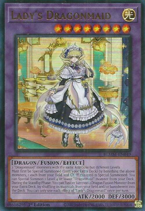 Lady's Dragonmaid [BLMM-EN049] Ultra Rare | Total Play