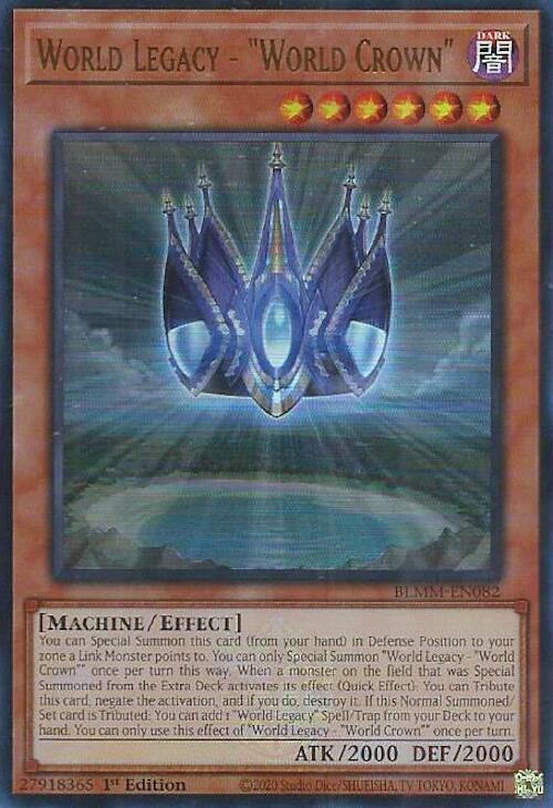 World Legacy - "World Crown" [BLMM-EN082] Ultra Rare | Total Play