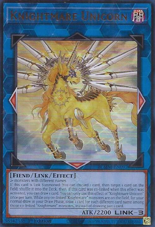 Knightmare Unicorn [BLMM-EN092] Ultra Rare | Total Play
