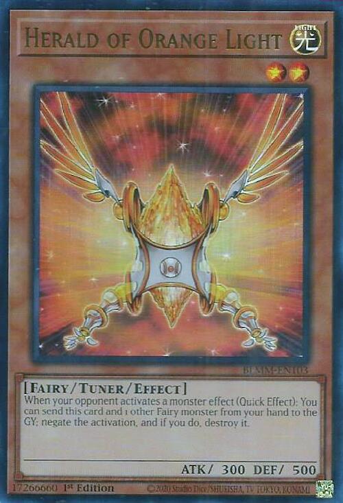 Herald of Orange Light [BLMM-EN103] Ultra Rare | Total Play