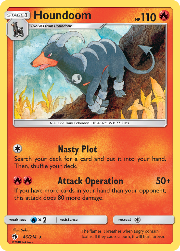 Houndoom (46/214) [Sun & Moon: Lost Thunder] | Total Play