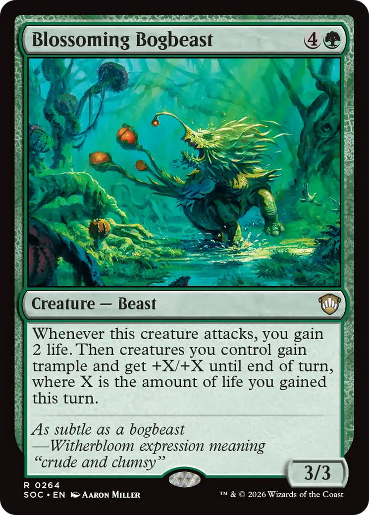Blossoming Bogbeast [Secrets of Strixhaven Commander] | Total Play
