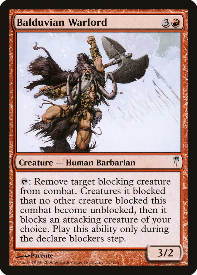 Balduvian Warlord [Coldsnap] | Total Play