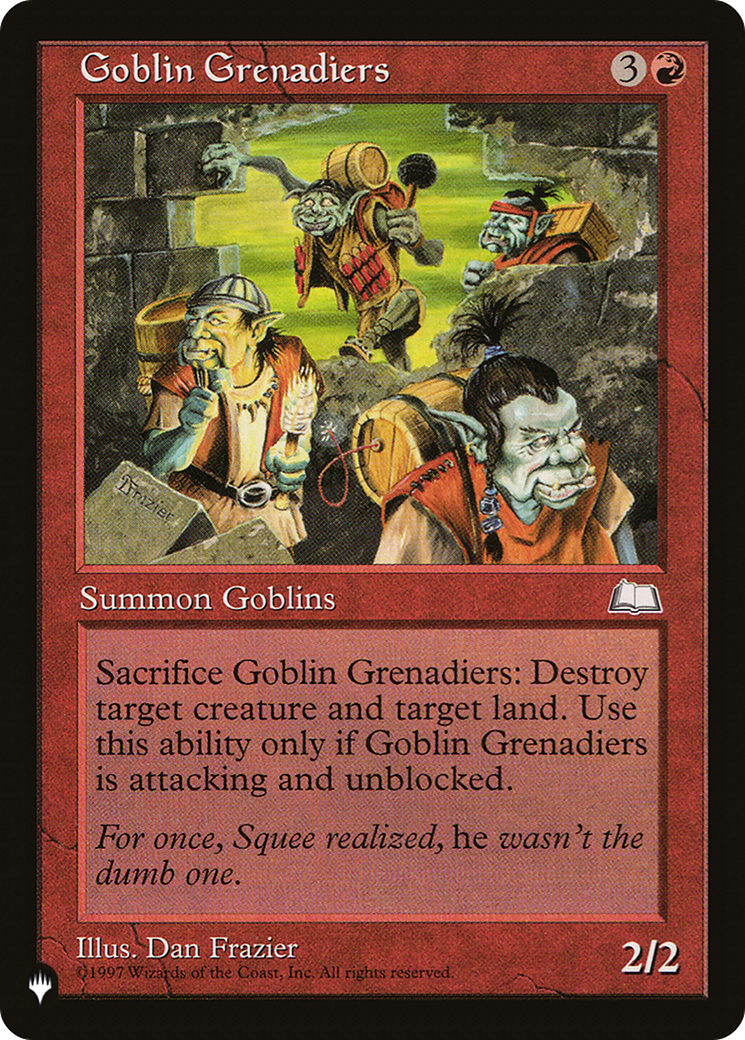 Goblin Grenadiers [The List] | Total Play