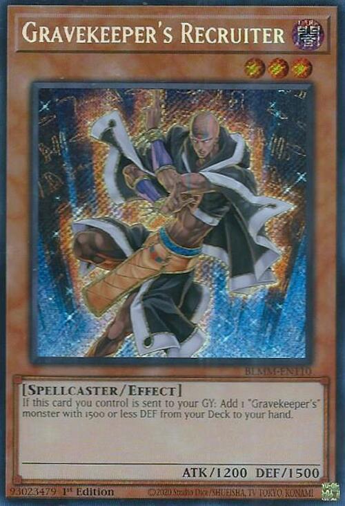 Gravekeeper's Recruiter [BLMM-EN110] Secret Rare | Total Play