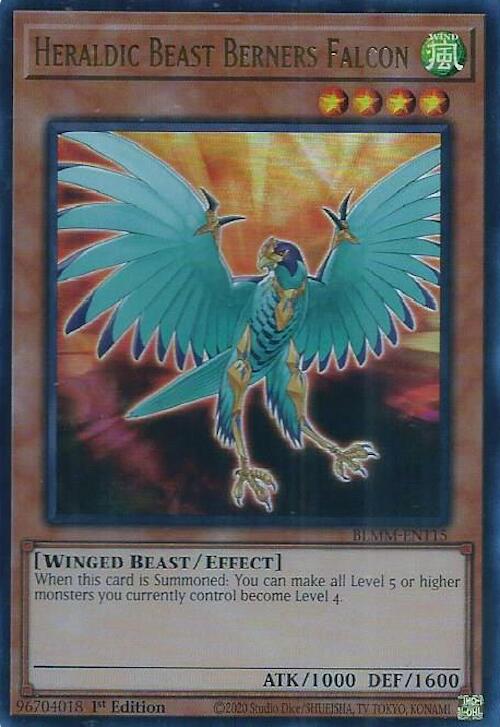 Heraldic Beast Berners Falcon [BLMM-EN115] Ultra Rare | Total Play