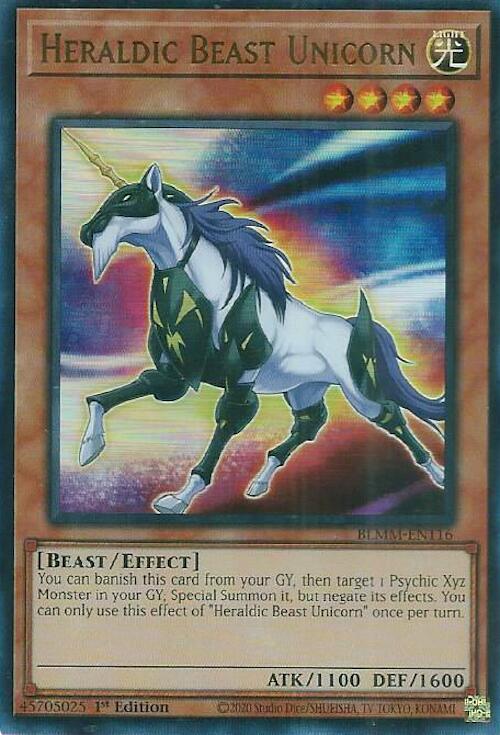 Heraldic Beast Unicorn [BLMM-EN116] Ultra Rare | Total Play