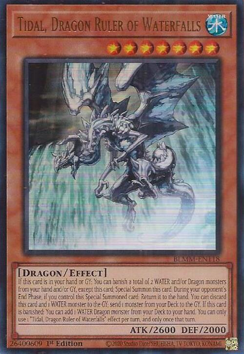 Tidal, Dragon Ruler of Waterfalls [BLMM-EN118] Ultra Rare | Total Play
