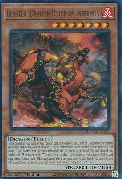 Blaster, Dragon Ruler of Infernos [BLMM-EN119] Ultra Rare | Total Play