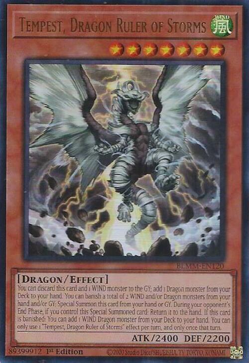 Tempest, Dragon Ruler of Storms [BLMM-EN120] Ultra Rare | Total Play
