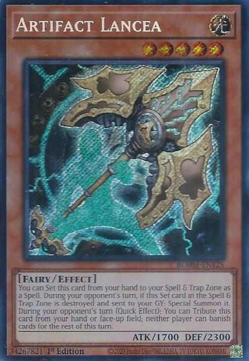 Artifact Lancea [BLMM-EN125] Secret Rare | Total Play