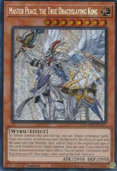 Master Peace, the True Dracoslaying King [BLMM-EN127] Secret Rare | Total Play