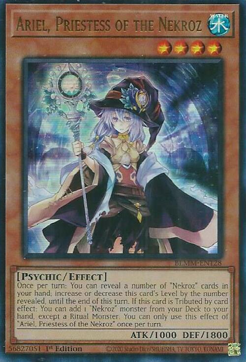 Ariel, Priestess of the Nekroz [BLMM-EN128] Ultra Rare | Total Play