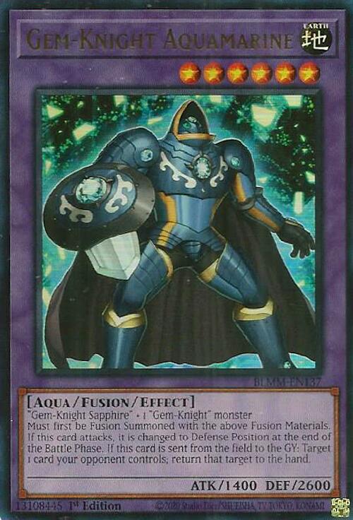Gem-Knight Aquamarine [BLMM-EN137] Ultra Rare | Total Play