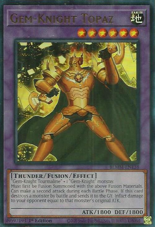 Gem-Knight Topaz [BLMM-EN138] Ultra Rare | Total Play