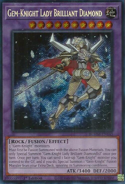 Gem-Knight Lady Brilliant Diamond [BLMM-EN145] Secret Rare | Total Play