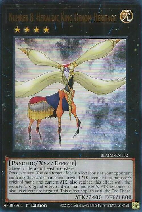 Number 8: Heraldic King Genom-Heritage [BLMM-EN152] Ultra Rare | Total Play